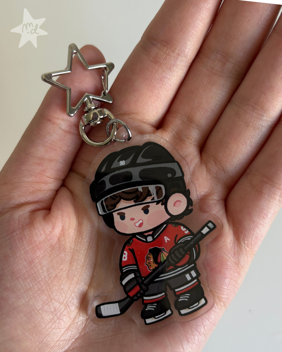 Connor Bedard Keychain