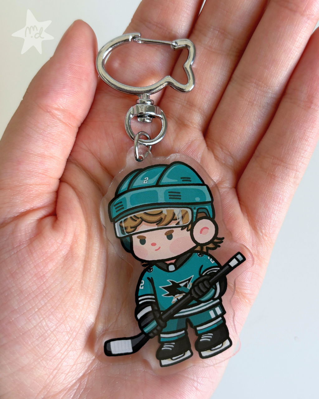 Will Smith Hockey Keychain